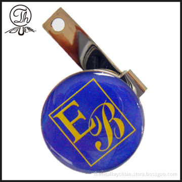 Odd shape metal plate accessory with print logo
